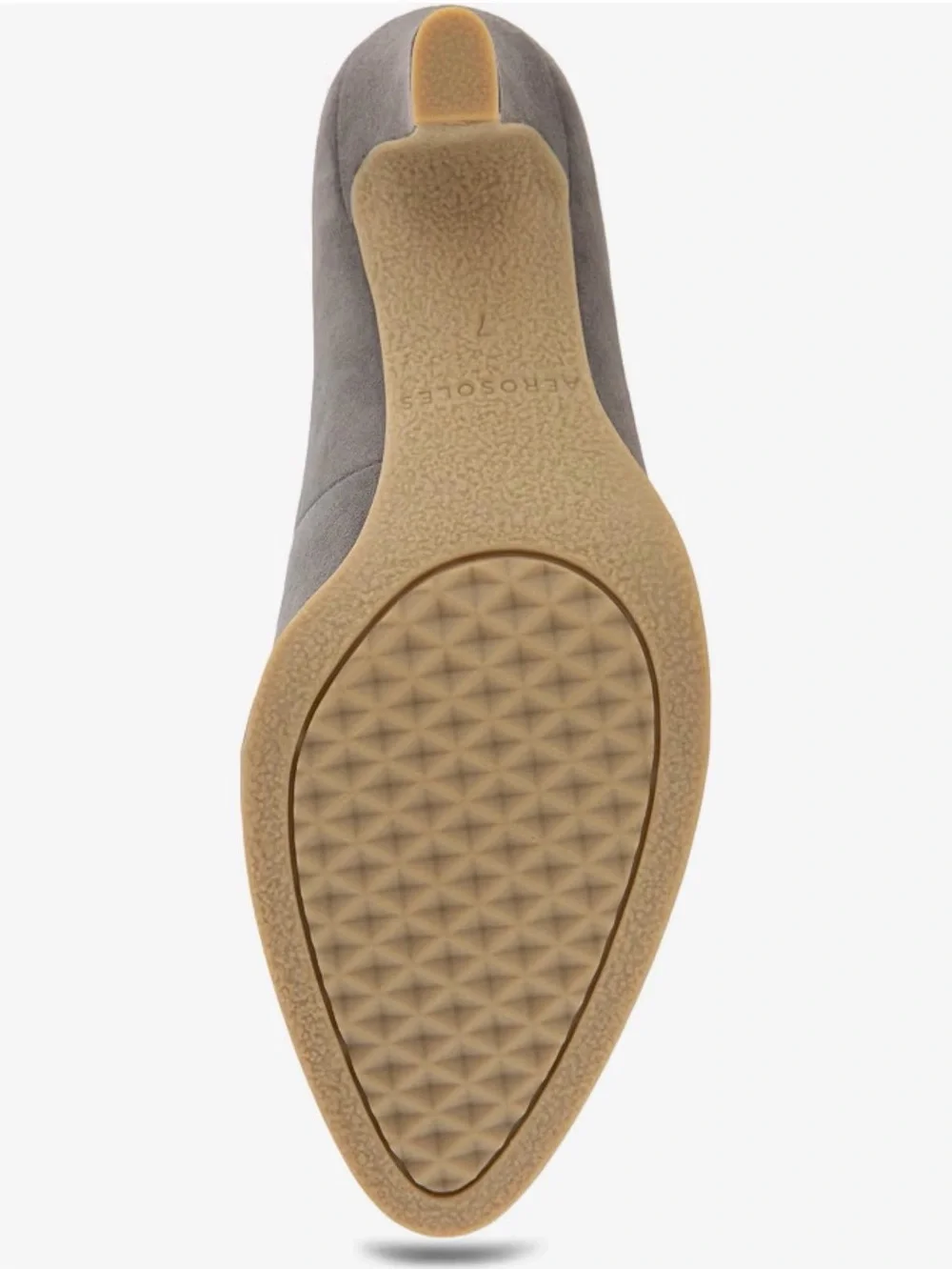 AEROSOLES taupe suede